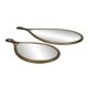 SAM - SET DE 2 MIROIRS ROTIN