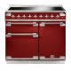 Cuisinière FALCON ELISE 100 Induction Rouge cerise/Nickel brossé ELS100EIRD/-EU