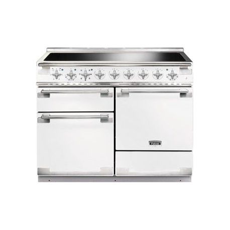 Cuisinière FALCON ELISE 110 Induction Blanc/Nickel brossé ELS110EIWH/-EU