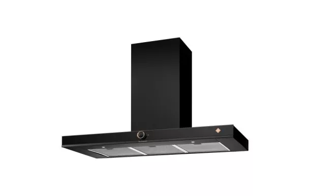 DE DIETRICH Hotte décorative 90 cm 702 m3/h anthracite - DHB7952A