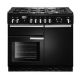 Cuisinière FALCON Professional+ 100 Mixte Noire/Chrome - PROP100DFGB/C