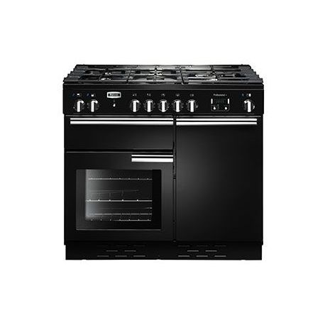 Cuisinière FALCON Professional+ 100 Mixte Noire/Chrome - PROP100DFGB/C