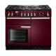 Cuisinière FALCON Professional+ 100 Mixte Rouge airelle/Chrome - PROP100DFCYC-EU