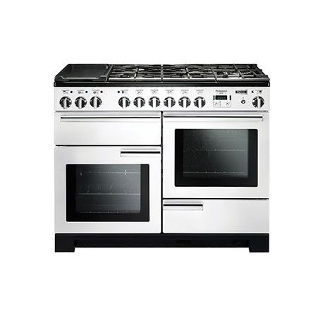 Cuisinière FALCON Professional + 110 Deluxe Mixte Blanc/Chrome - PDL110DFWH/C