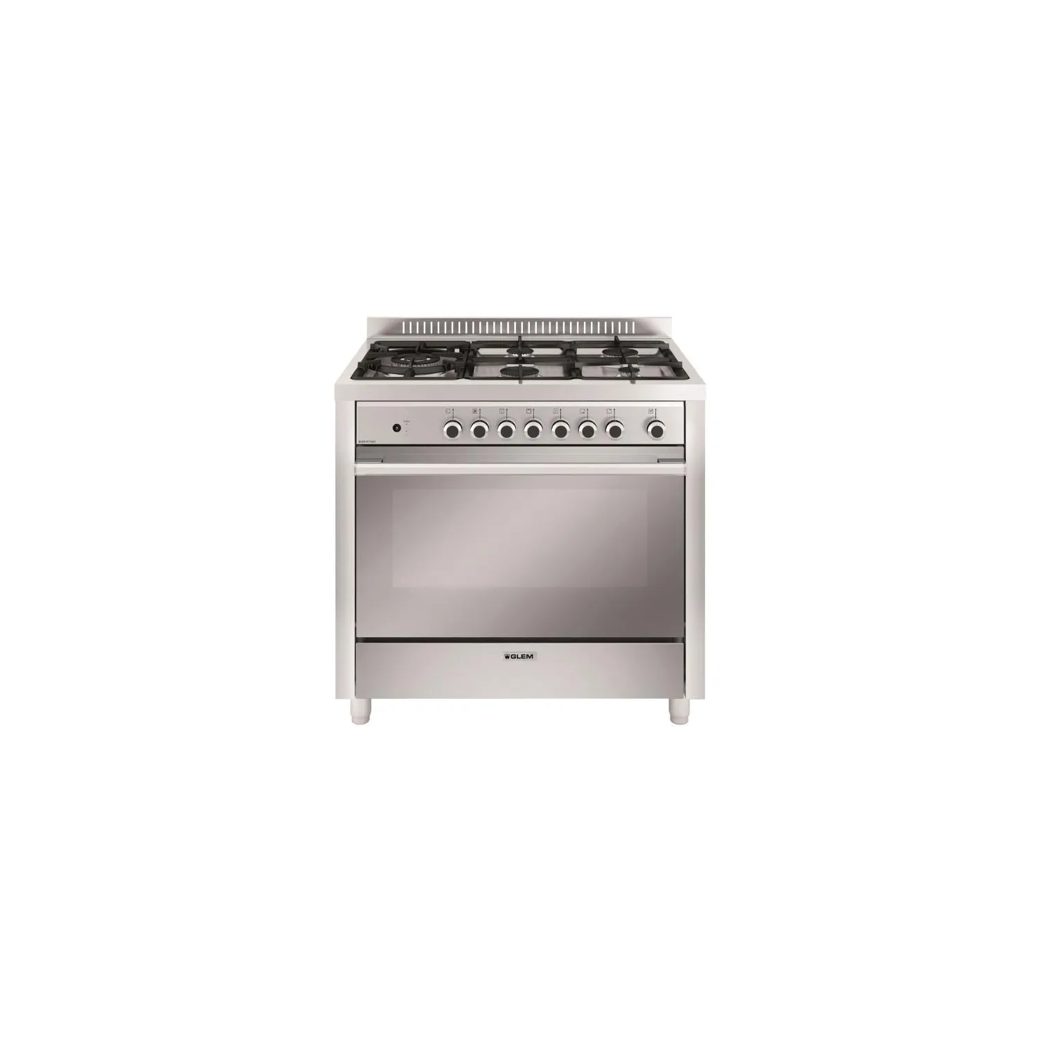GLEM Piano de cuisson mixte 90 cm matrix GX960CVIX