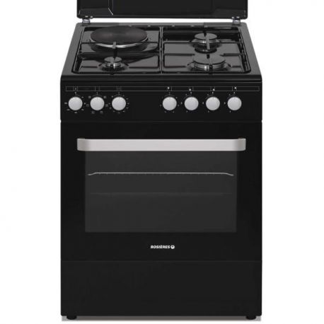 ROSIERES Cuisinière mixte four catalyse RME660CMB/E 