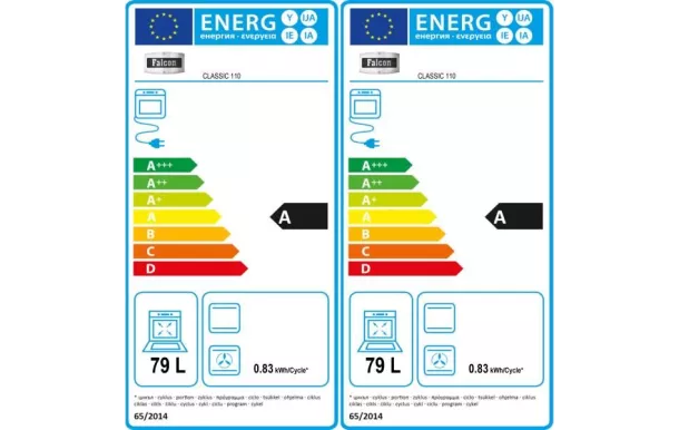 Cuisinière FALCON - CLASSIC 110 noir chrome