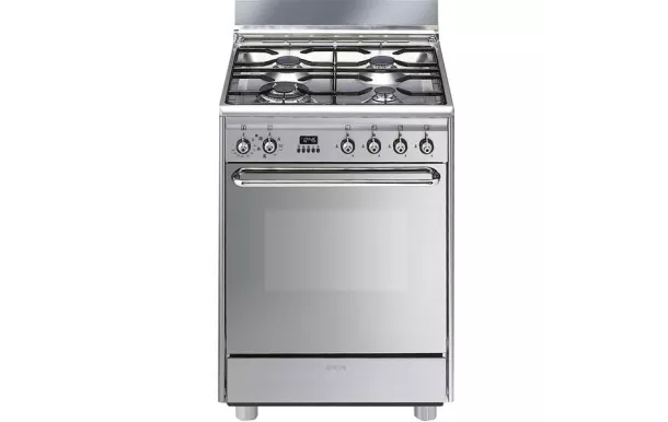 cuisinière smeg mixte 60 cm scb60mx2