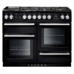 Cuisinière FALCON NEXUS 110 Mixte Noir/Chrome - NEX110DFBLC