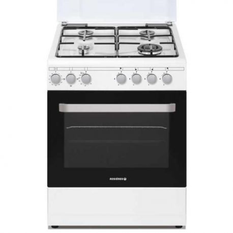 ROSIERES - Cuisinière 4 feux gaz RGG663CSW/E 