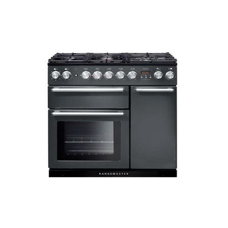 Cuisinière FALCON NEXUS 90 Mixte Ardoise/Chrome - NEX90DFSL/C