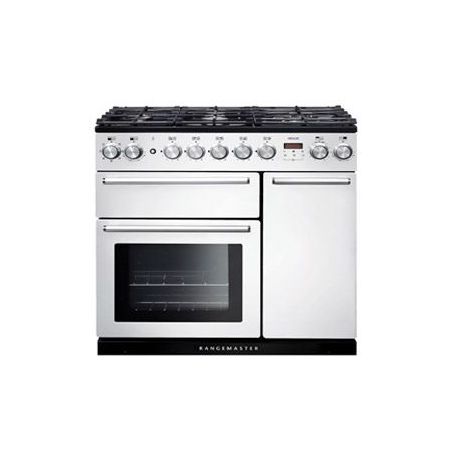 Cuisinière FALCON NEXUS 90 Mixte Blanc/Chrome - NEX90DFWH/C