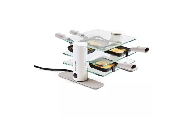 LAGRANGE Raclette 4 personnes - Transparence Minéral - 009408 