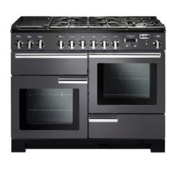 Cuisinière FALCON Professional + 110 Deluxe Mixte Ardoise/Chrome - PDL110DFSL/C