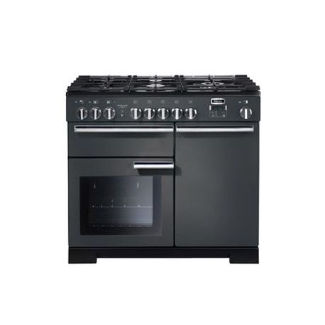 Cuisinière FALCON Professional + 100 Deluxe Mixte Ardoise/Chrome - PDL100DFSL/C