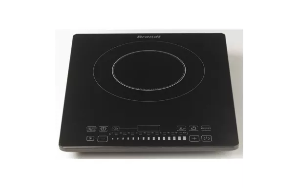 BRANDT Table induction posable 1 foyer 2000 w TI1SLIM 