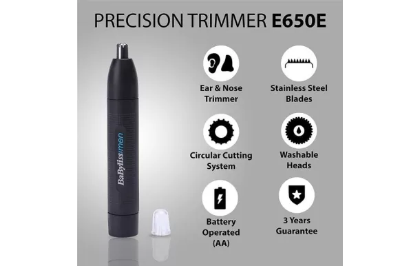 BABYLISS Tondeuse Nez & Oreilles E650E 
