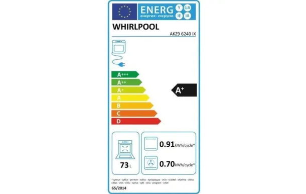 WHIRLPOOL  Four catalyse multifonction AKZ96240IX 