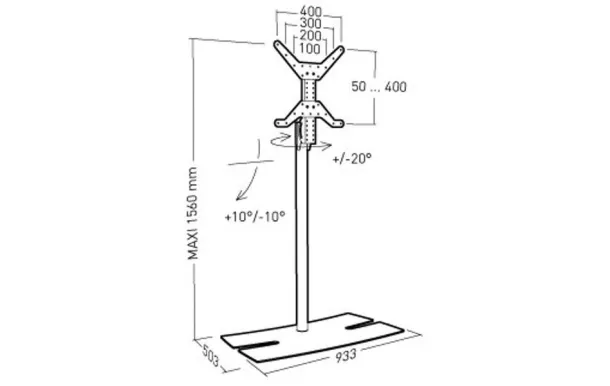 ERARD Support TV 038252 