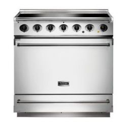 Cuisinière FALCON 900S Induction Blanc/Nickel brossé - F900SEIWH/N-EU