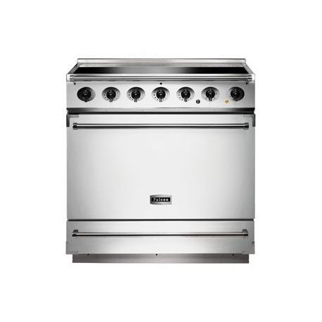 Cuisinière FALCON 900S Induction Blanc/Nickel brossé - F900SEIWH/N-EU