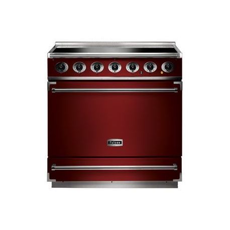 Cuisinière FALCON 900S Induction Rouge cerise/Nickel brossé - F900SEIRD/N-EU