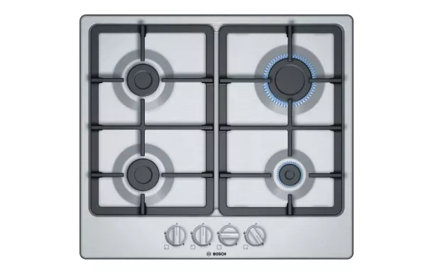 BOSCH - Table de cuisson 4 feux gaz PGP6B5B90