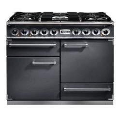 Cuisinière FALCON Semi Pro DELUXE 1092 Mixte 110 Ardoise/Nickel brossé - F1092DXDFSL/NM-EU