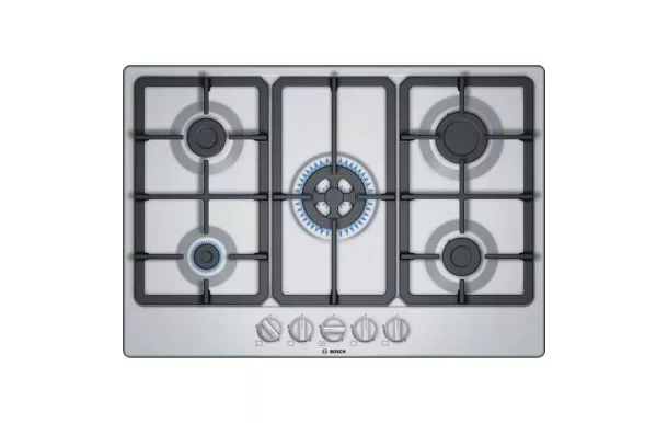 BOSCH Table de cuisson 75 cm 5 feux gaz - PGQ7B5B90