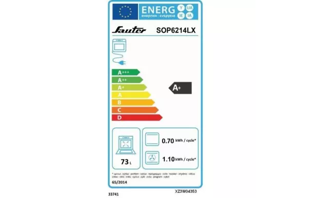achat four encastrable SAUTER SOP6214LX avis pas cher