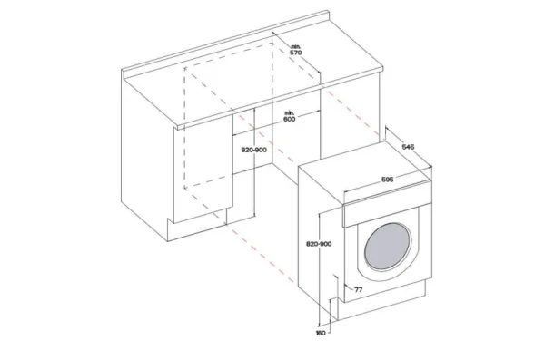 WHIRLPOOL Lave-linge Tout-intégrable 7 Kg - 1400 tr/mn BIWMWG71483FRN avis comparatif