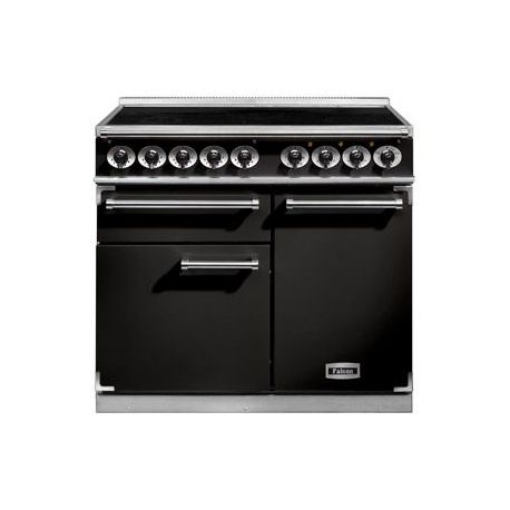 Cuisinière FALCON Semi Pro DELUXE 1000 Induction Noir/Chrome - F1000DXEIBL/C-EU