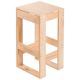 ASTIGARRAGA Tabouret haut 75cm pin massif