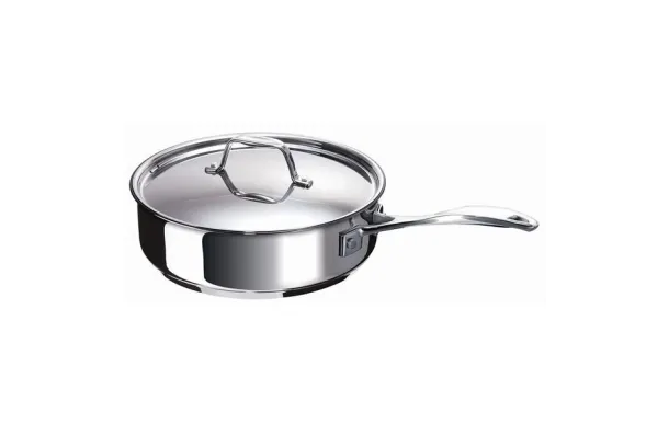  BEKA Sauteuse chef 24 cm crepieres sauteuses poeles inox revetue tefal pas cher