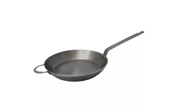 DE BUYER Poêle 36 cm mineral b element crepieres sauteuses poeles inox revetue tefal pas cher