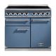 Cuisinière FALCON Semi Pro DELUXE 1000 Induction Bleu de chine/Nickel brossé - F1000DXEICA/NM-EU