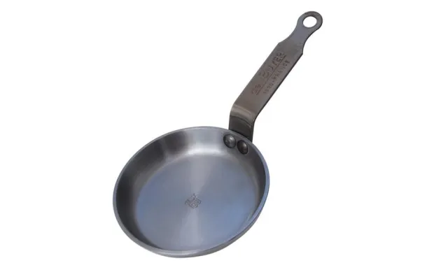  DE BUYER Poêle à blinis 12 cm mineral b element tajines poele paella fondue woks sushis pizza couscoussier