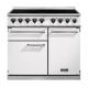 Cuisinière FALCON Semi Pro DELUXE 1000 Induction Blanc/Nickel brossé - F1000DXEIWH/N-EU