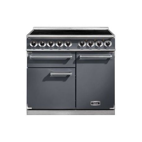 Cuisinière FALCON Semi Pro DELUXE 1000 Induction Ardoise/Nickel brossé - F1000DXEISL/N-EU