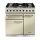 Cuisinière FALCON Semi Pro DELUXE 900 Mixte Crème/Chrome - F900DXDFCR/CM-EU