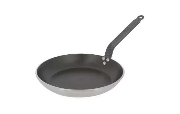 DE BUYER Poêle 24 cm choc resto induction crepieres sauteuses poeles inox revetue tefal pas cher
