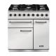 Cuisinière FALCON Semi Pro DELUXE 900 Mixte Blanc/Nickel Brossé - F900DXDFWH/NM-EU