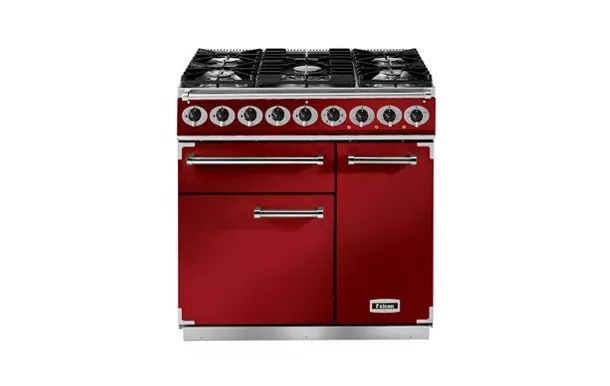Cuisinière mixte FALCON DELUXE 900 rouge cerise F900DXDFRD/NM-EU 