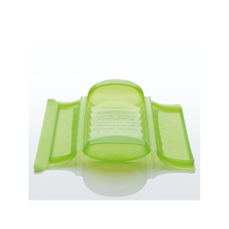 lekue papillote en silicone verte + grille - 3/4 personnes
