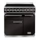 Cuisinière FALCON Semi Pro DELUXE 900 Induction Noir/Chrome -F900DXEIBL/C-EU