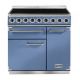 Cuisinière FALCON Semi Pro DELUXE 900 Induction Bleu de chine/Nickel brossé - F900DXEICA/N-EU