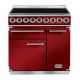 Cuisinière FALCON Semi Pro DELUXE 900 Induction Rouge cerise/Nickel brossé - F900DXEIRD/N-EU