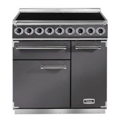 Cuisinière FALCON Semi Pro DELUXE 900 Induction Ardoise/Nickel brossé - F900DXEISL/N-EU