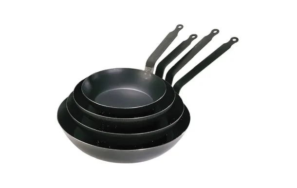  DE BUYER Poêle 20 cm en tôle bleuie - La Lyonnaise crepieres sauteuses poeles inox revetue tefal pas cher