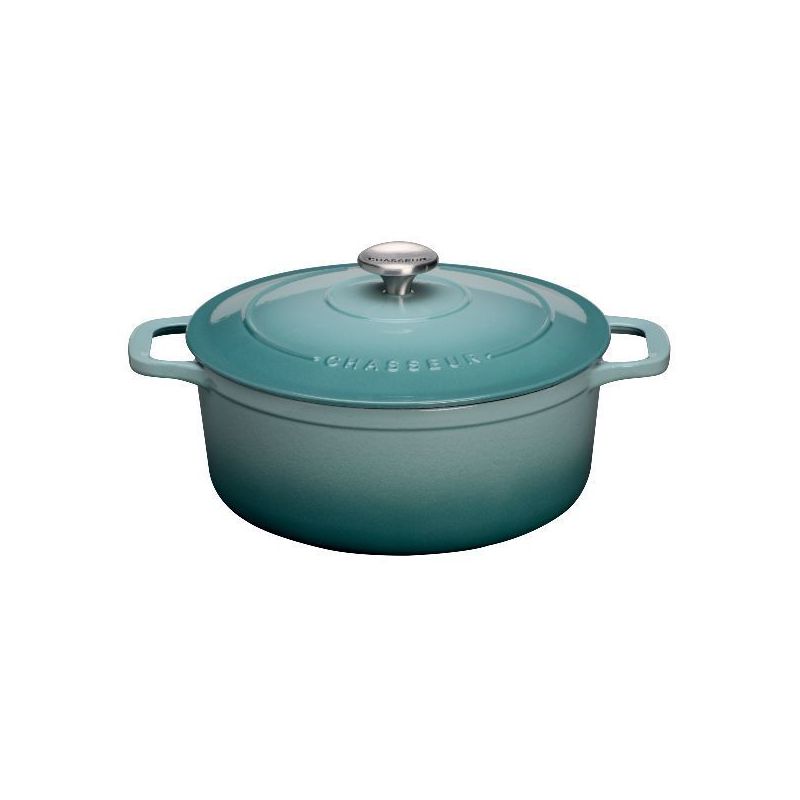 CHASSEUR Cocotte en fonte ronde 24 cm Quartz - Sublime